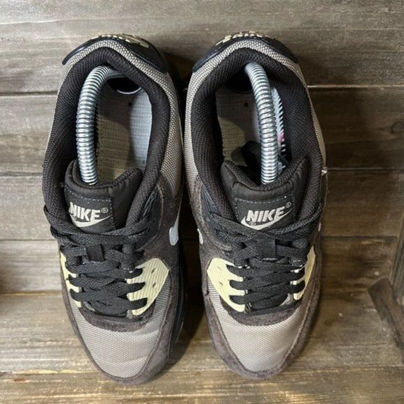 Mens Nike‎ Air Max 90 Brown Birch Earth Athletic Shoes Sneakers Size 7 M GUC